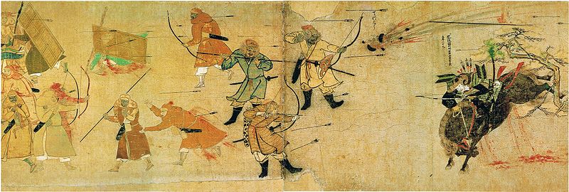Mongol Japanese Korean fighting